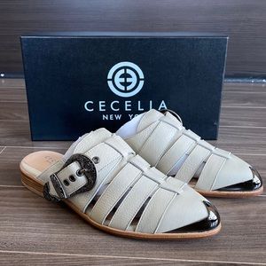 Cecelia New York – Willa Buckled Flat Mule